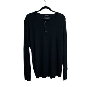 Wings + Horns Henley Long Sleeve Shirt